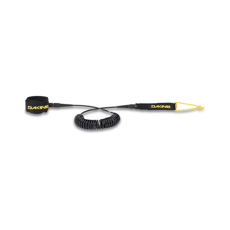 sup leash coiled ankle black