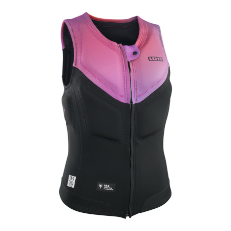 Ivy Vest Front Zip Women - Pink Gradient