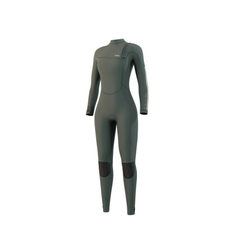 The One Fullsuit 4/3mm Zipfree Women - olive
